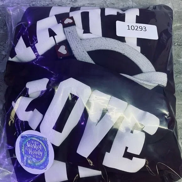 Reflex Love Women's M Medium Maroon Red Hooded Pullover Fleece Sweatshirt - Picture 11 of 11